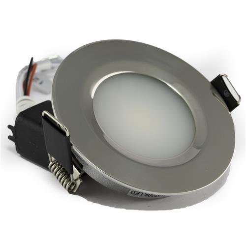 Hollex LED spot 3W 10-30V chroom
