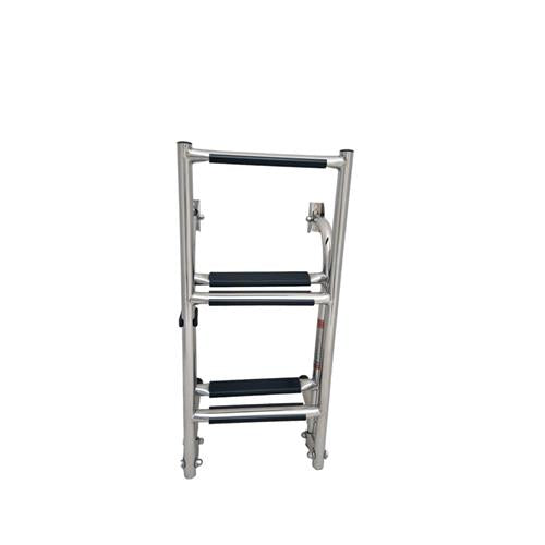 Hollex uitklapbare zwemtrap rvs316 2+3 treden