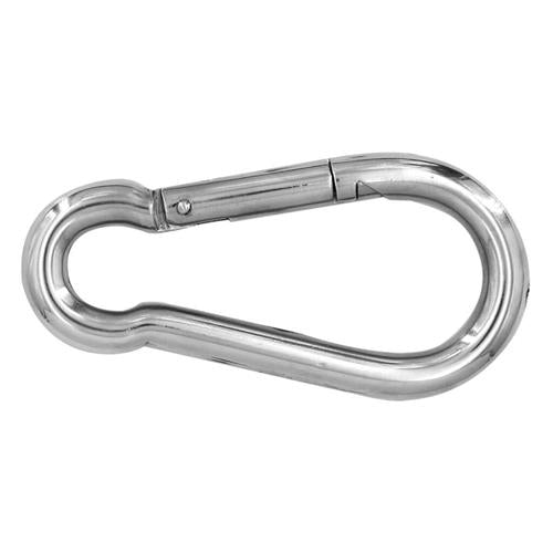 Hollex karabijnhaak 11x120mm met knik rvs316