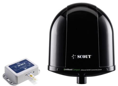Scout 4G onBoard Compact Black - 4G/WiFi/SIM voor Noord USA/CA