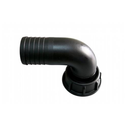 Hollex bocht 90° ø13mm slang met ¾′′ draad