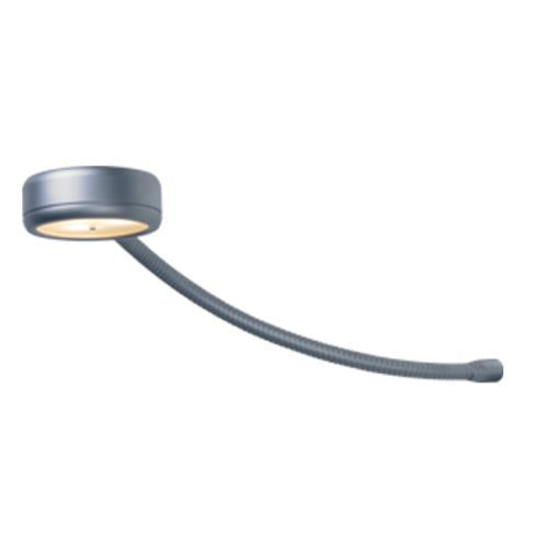 Prebit LED flexlamp 05-G 300mm chroom rood/warm wit 10-30V 3W dimbaar met inbusbout M10x1-25mm