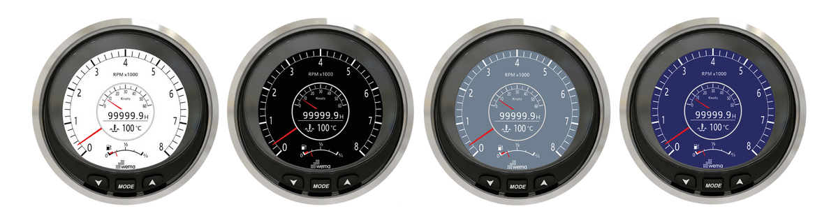 Wema Multifunktionsdisplay rund 3" NMEA2000