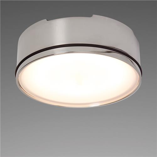 Prebit LED opbouwlamp D2-1 slave chroom warm wit 10-30V 9W dimbaar via LD200 of master