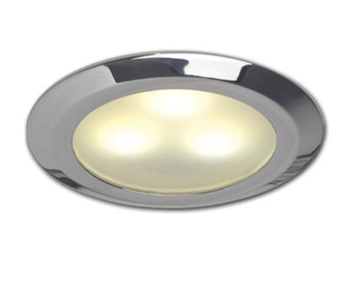 Prebit LED inbouwlamp EB12-1 slave chroom warm wit 10-30V 3W