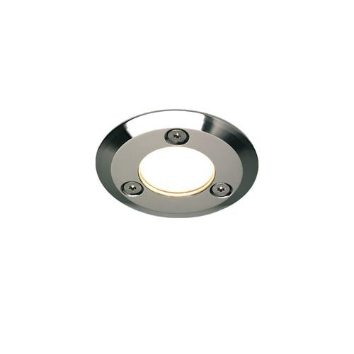 Prebit LED inbouwlamp EB13 rvs 10-30V 1W warm wit gekleurd glas