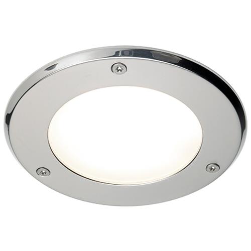 Prebit LED inbouwlamp EB42-2 master ø120mm rvs gepolijst warm wit 10-30V 6W