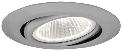 Prebit LED inbouwlamp EB19-1 mat chroom 3000K 10-30V 6,2W 20°