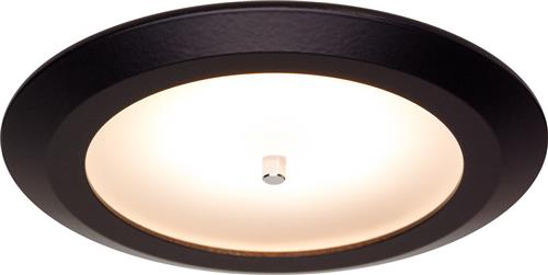 Prebit LED inbouwlamp EB12-1 slave zwart warm wit 3W W 90⁰