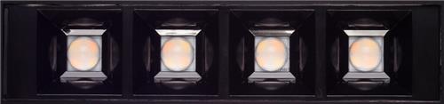 Prebit LED inbouwlamp SQUARE 4 frameless 5.000/2.700K constante spanning 350mA 80° sunlike technologie
