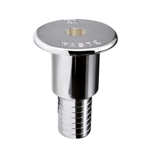 Hollex dekdop messing VUILWATER 38mm lier