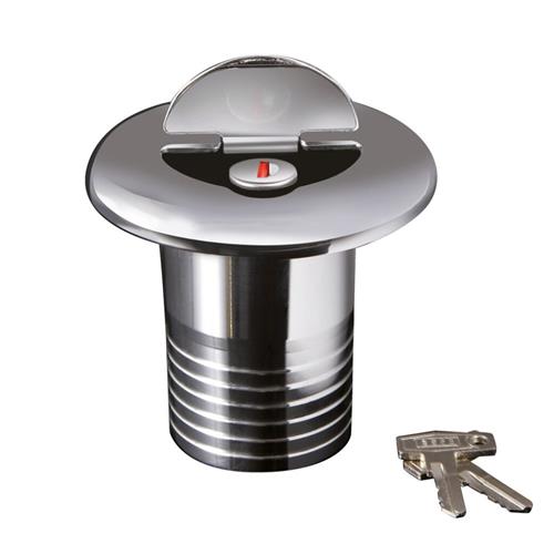 Hollex dekdop messing FUEL slot 50mm