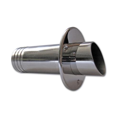 Hollex spiegeldoorvoer rvs gepolijst ø75mm