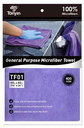 Tonyin Universal-Korallenfleece-Mikrofasertuch – 400 GSM