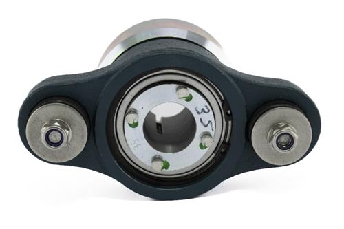 Aquadrive stuwdruklager CVB.10.10 voor as ø25mm gemonteerd