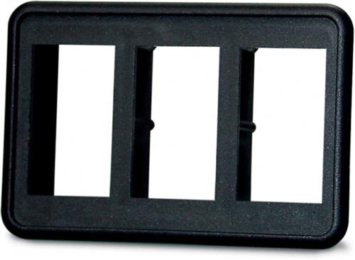 Mastervolt VM3 frame voor 3 tuimelschakelaars