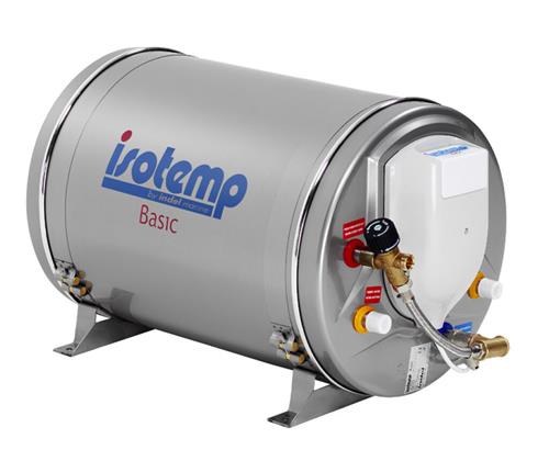 Isotemp boiler Basic 40ltr 230V/750W met dubbele spiraal en thermostaat met mengkraan