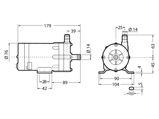 Velair Zentrifugalwasserpumpe 15 L 230 V