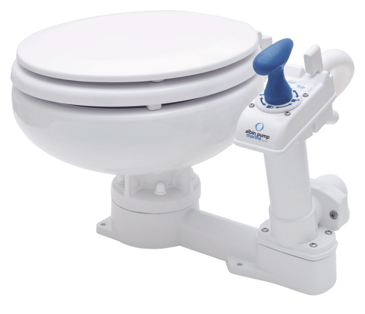 Albin Pump Marinetoilet kompakt niedrig