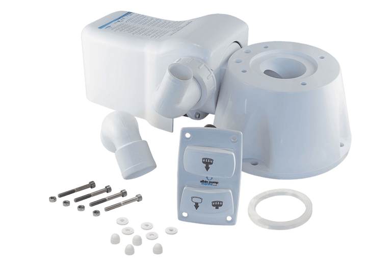 Albin Pump Marine Umrüstsatz auf elektrische Toilette leise 12 V