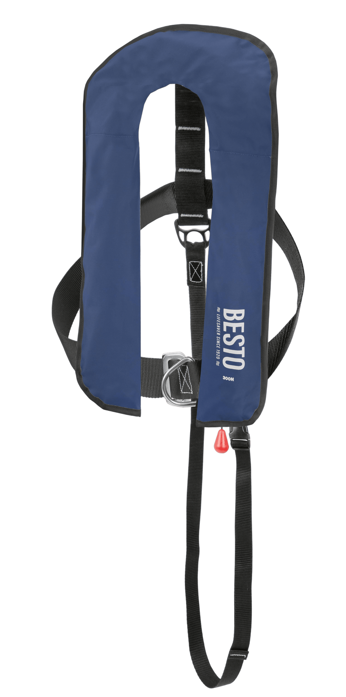 Besto automatische Rettungsweste 300 N mit Lifebelt navy