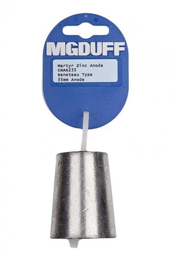 MGDuff Anode für Hutmutter Zink Welle ø35mm