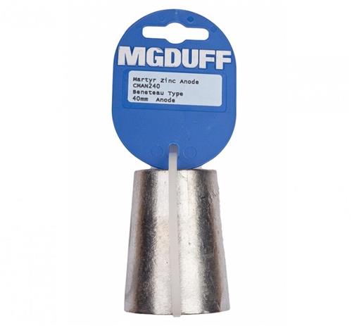 MGDuff Anode für Hutmutter Zink Welle ø40mm