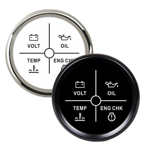 Hollex alarminstrument 4 in 1 zwart 9-32V