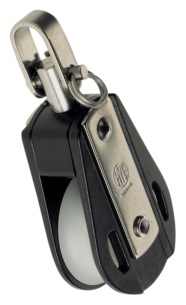 HYE Einfachblock mit Wirbel 14 mm