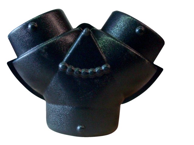 Velair Y-Stück Luftkanal 1 x 150 mm auf 2 x 125 mm