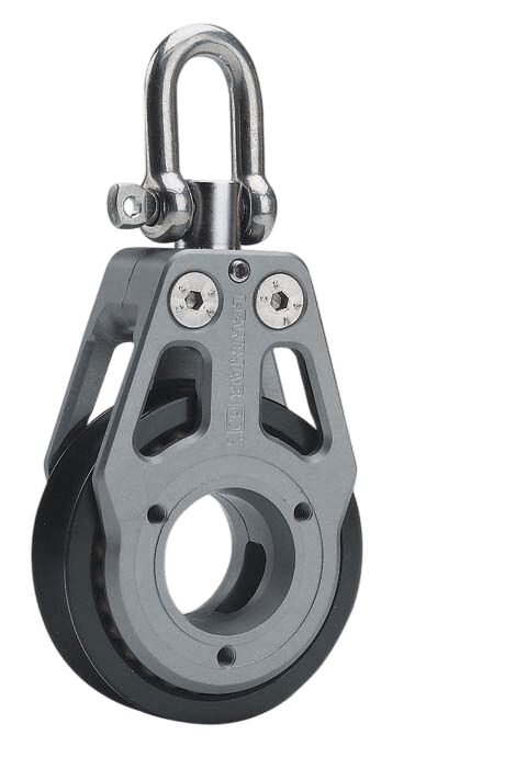 Lewmar Block 80 mm einfach (LL), schwarz, 29901811BK