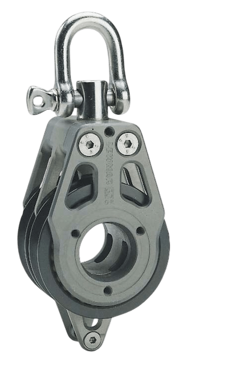 Lewmar LL Doppelblock mit Bügel 80 mm