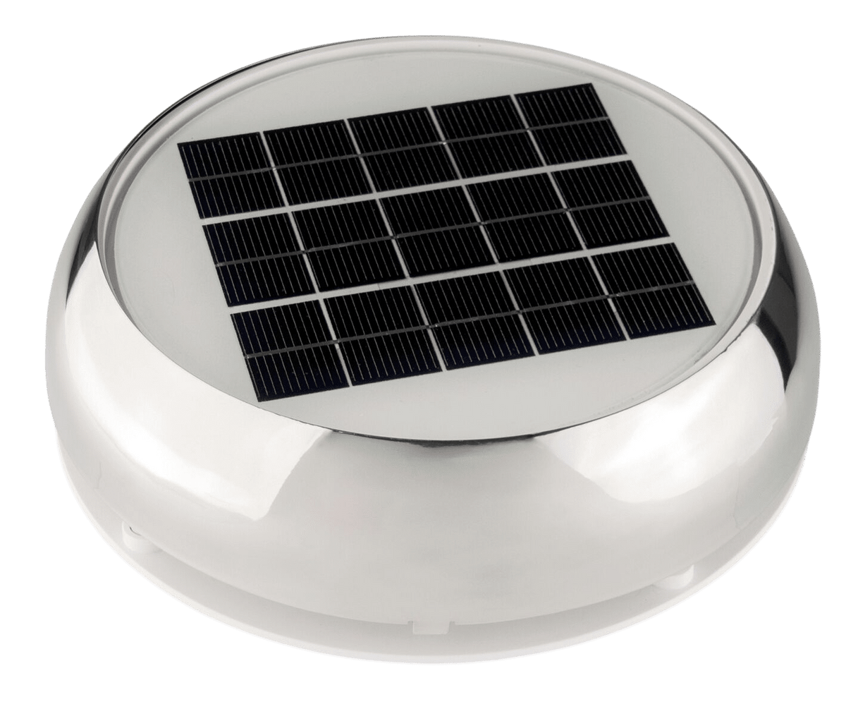 Marinco Tag/Nacht-Solar-Lüfter Edelstahl 4 Zoll