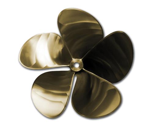 Nakashima PL592 propeller 5 blads-24″x16″-LH-MnBr-ø40x120