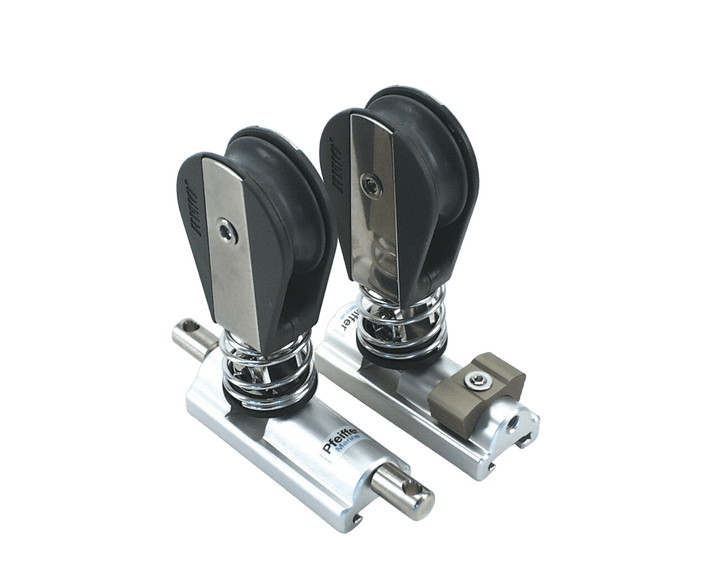 Pfeiffer Genuaschlitten 25 mm Silber Block mit Stopper