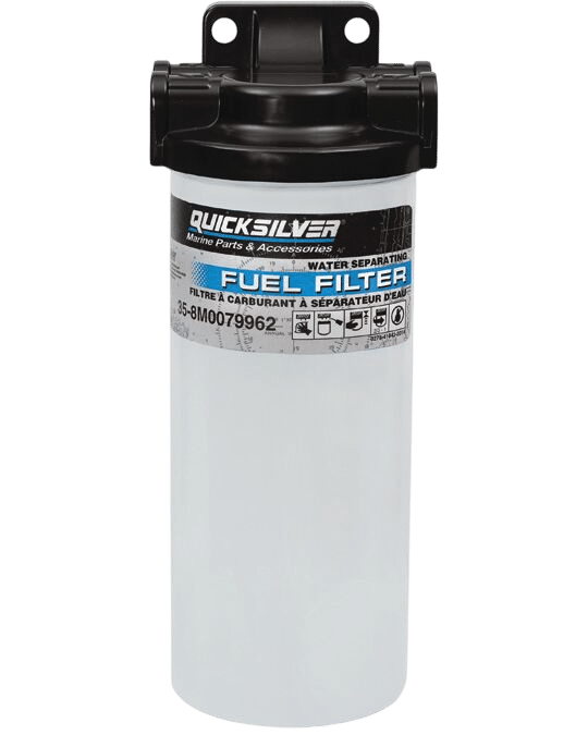 Quicksilver wasserabscheidendes Kraftstofffilter-Set mit hoher Kapazität 10 Mikron 8M0082291