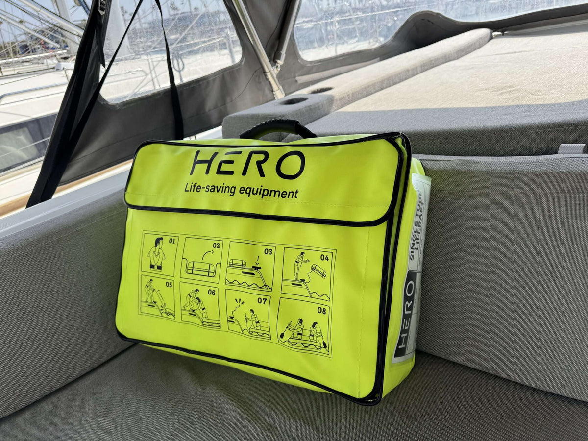 Hero Rettungsinsel Einzelschlauch 4-6 Personen in Tasche