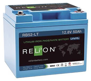 RELiON Lithium-Akku LiFePO4 12,8 V 52 Ah für niedrige Temperaturen