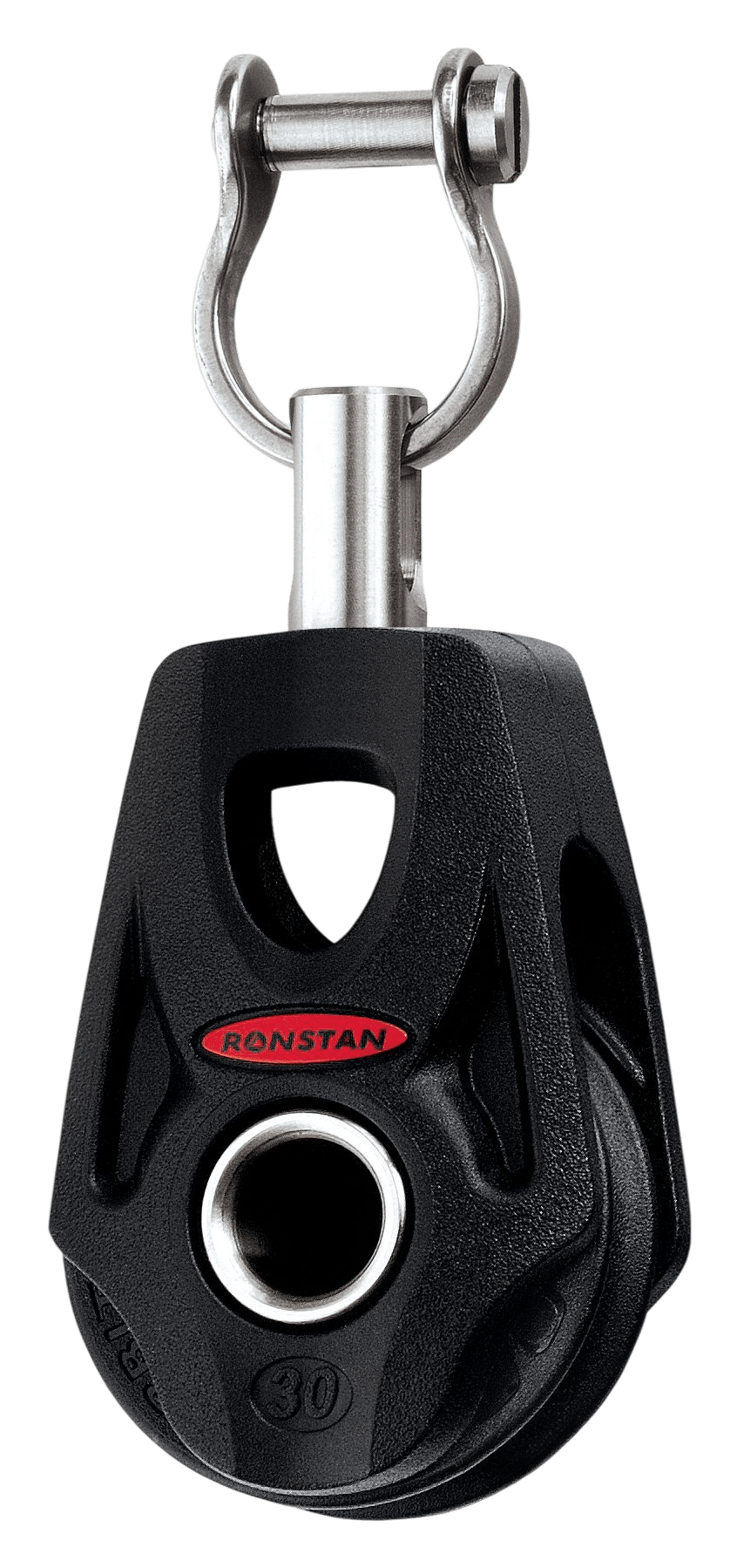 Ronstan RF35100a 30mm kugelgelagerte Rolle, geschlitzt, Heavy Duty, Bolzenbefestigung