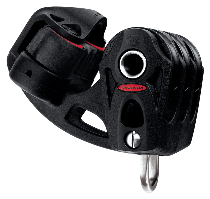 Ronstan Serie 30 kugelgelagerter Dreifachblock mit Curryklemme RF35322