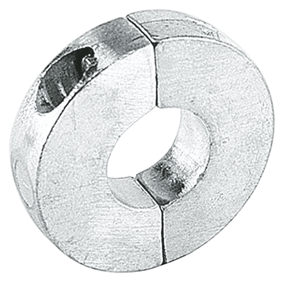 Talamex Wellenanode Aluminium flach 40 mm