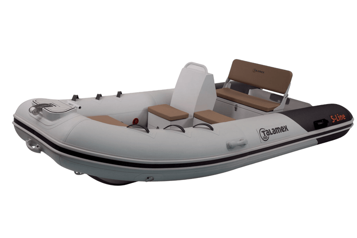 Talamex S-Line Alu-RIB 380 nebelgrau inklusive Konsole SLN380