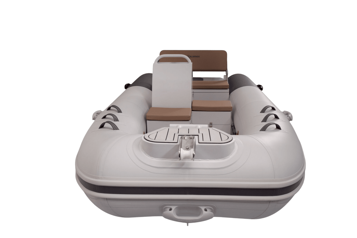 Talamex S-Line Alu-RIB 380 nebelgrau inklusive Konsole SLN380