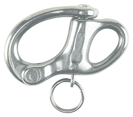 Talamex Schnappschäkel mit festem Auge 52 mm