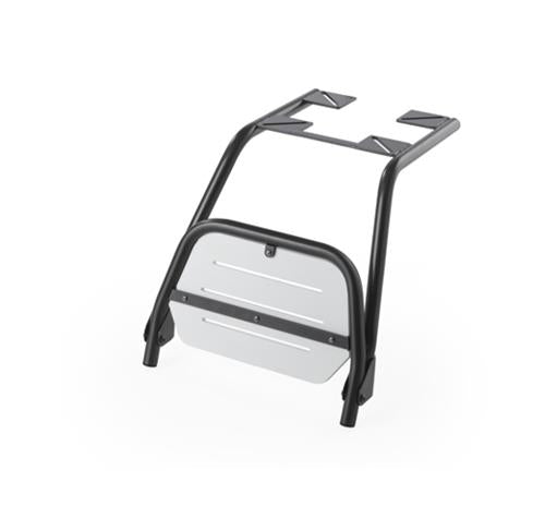 Zwaardvis voetensteun rvs / wit lang model