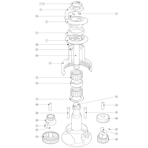 Lewmar Sperrklinken-Set 2 für Winsch 44ST-48ST