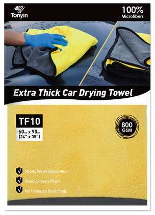 Tonyin Coral Velvet Mikrofasertuch 800 GSM – TF10