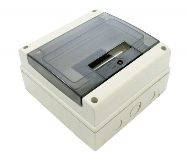 Verteilergehäuse 12 Module transparente Abdeckung