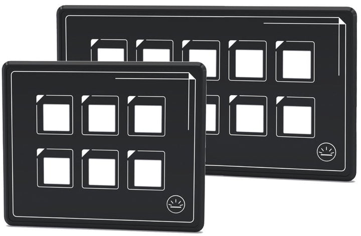 Osculati Ultradünnes elektrisches Touch-Schaltpanel 10 Schalter