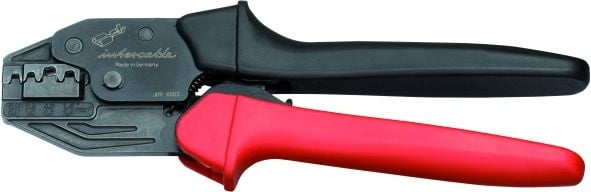 Intercable Mechanische Crimpzange für unisolierte Flachsteckverbindungen 0,25-6mm²
